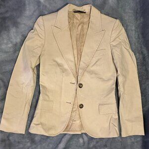 Gucci Cream 2-Button Blazer - Size 38